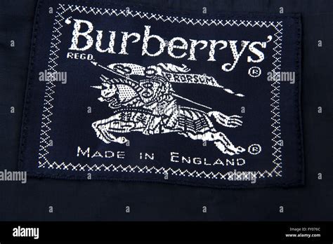 genuine burberry label